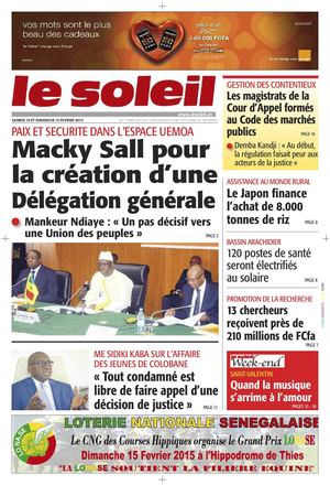 Edition Du 14 15 Février 2015