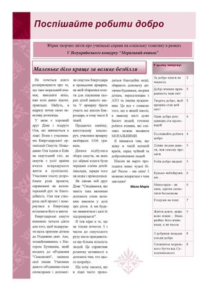 Моральний вчинок ЕБЛ 10а 2015