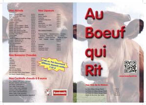 Au Boeuf qui rit - Tournai | Carte Dessert