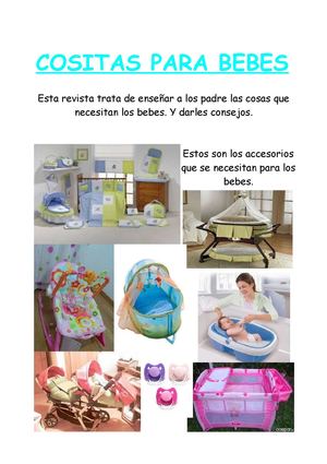 Cositas para bebes