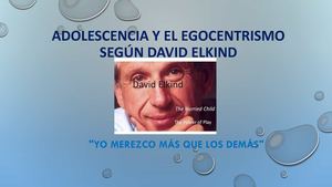 2 09. Adolescencia Egocentrismo