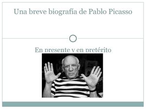 1 Una Breve Biografía De Pablo Picasso