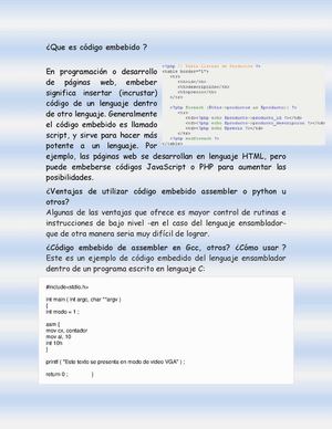 C0digo Embebido
