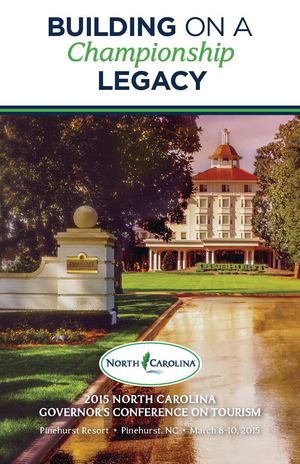 North Carolina Governor's Conference on Tourism 2015