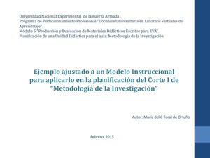 Modelo Aede Metodologia De La Investigación