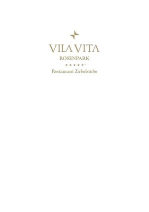 Menu Restaurant Zirbelstube