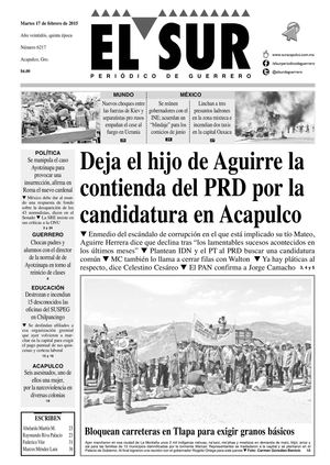 El Sur Martes 17022015