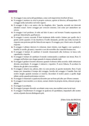 Il Coraggio (Di Fabio Geda) Rn2014