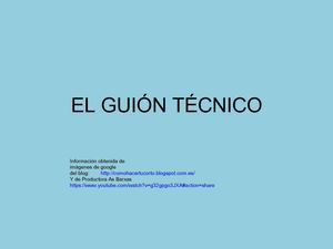 El Guión Técnico