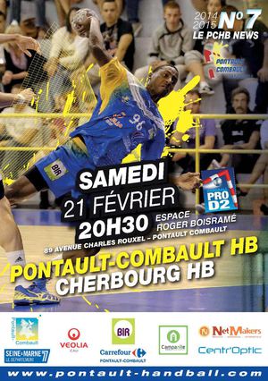 PROGRAMMME DE MATCH : PONTAULT COMBAULT HANDBALL - CHERBOURG HANDBALL