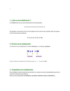 Multiplicacion