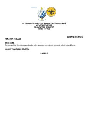 Guía De Geometría 8 P1