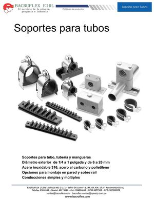 Abrazaderas Soporte Para Tubos