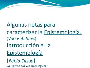 Definicion Del Concepto Epistemología