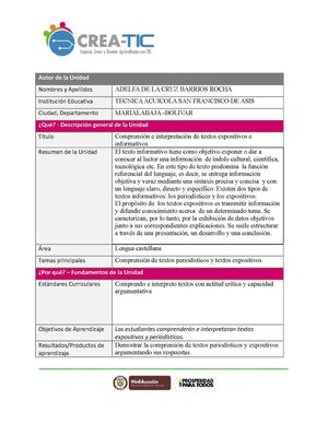 COMPRENSION DE TEXTOS PERIODISTICOS