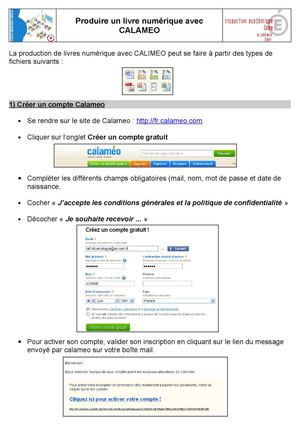 Produire Un Livre Numerique Avec Calameo