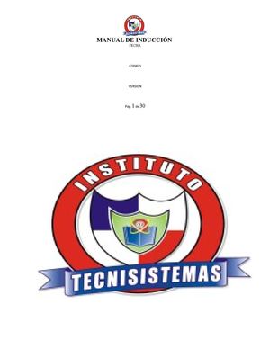 Manual De Inducción 2 Instituto