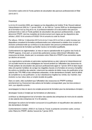 Convention Cadre éTat Fpspp 2015 2017
