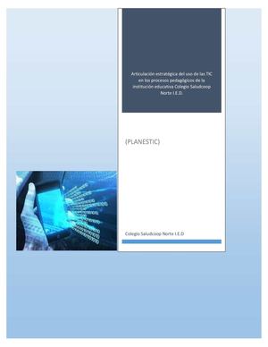 PlanesTIC Colegio Saludcoop Norte I.E.D.