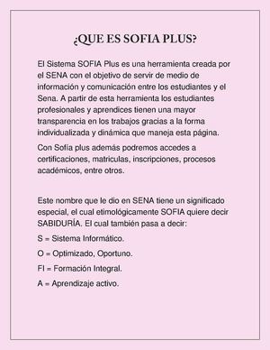 Que Es Sofia Plus