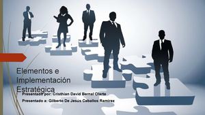 Elementos E Implementacion Estrategica