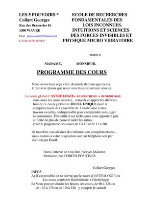 Brochure Cours Astro