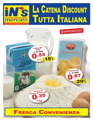 Volantino Ins Dal 25 Febbraio Al 8 Marzo