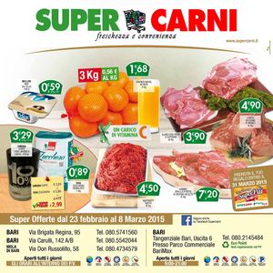 Volantino Super Carni Dal 23 Febbraio Al 08 Marzano