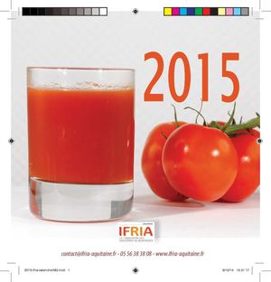 Calendrier IFRIA 2015