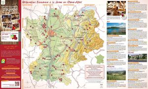 Carte restauration régionale Rhone-Alpes-Bienvenue à la ferme-2015