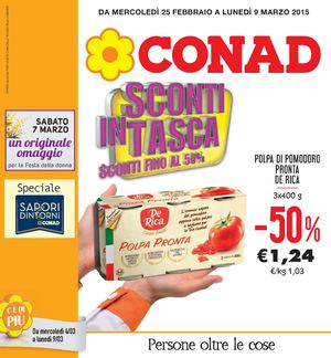 Volantino Conad Lombardia Dal 25 Febbraio Al 9 Marzo