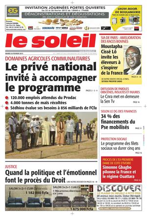 Edition Du 24 Février 2015
