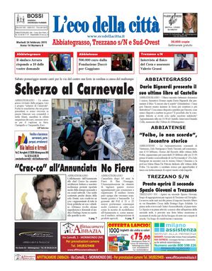 L'eco della città del 24 febbraio 2015