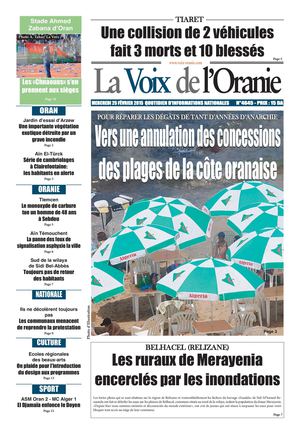 La voix de l'oranie du 25-02-2015