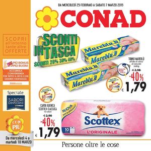 Volantino Conad Palermo Dal 25 Febbraio Al 7 Marzo