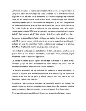 Colonia San José Terán