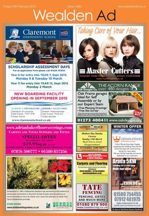 Wealden Ad 27/2/2015