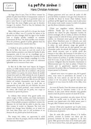 La Petite Sirène D'andersen