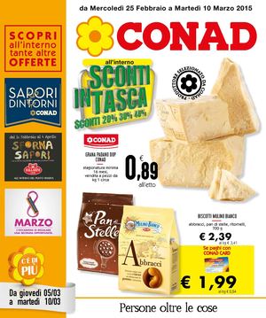Volantino Conad Abruzzo Molise Marche Dal 25 Febbraio Al 10 Marzo