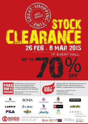 Calameo Enjoy Up To 70 Off At Kl Sogos Stock Clearance Sale Valid Until 8 March