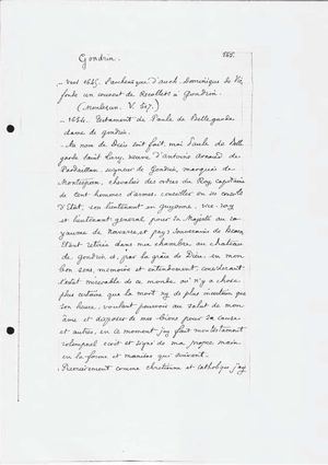 1650- 17.. Testament Paule de Bellegarde