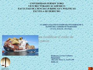 Cuadro Comparativo Comercio Maritimo
