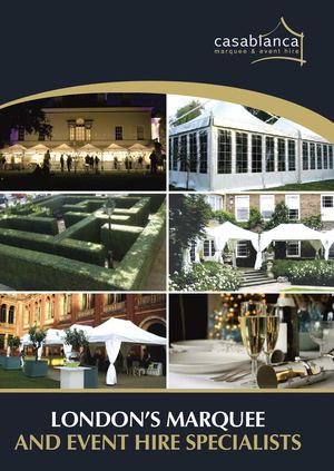 Casablanca Hire Price List Brochure