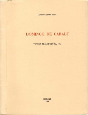 TERCER PREMI ILURO 1963