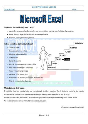 Excel Clase 1