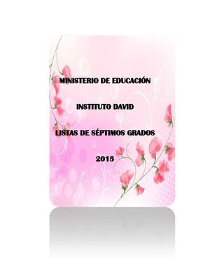 Septimos Grados 2015