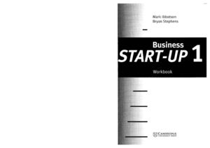 Business Start Up 1 Work Book