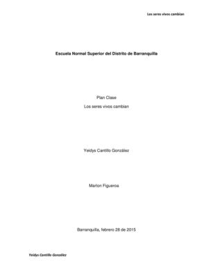 Los seres vivos cambian