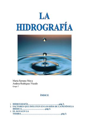 La hidrografía