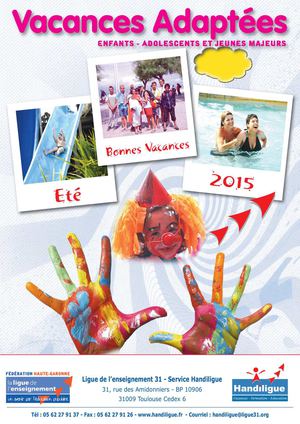 Brochure Vacances Adaptées Enfants 2015 HANDILIGUE
